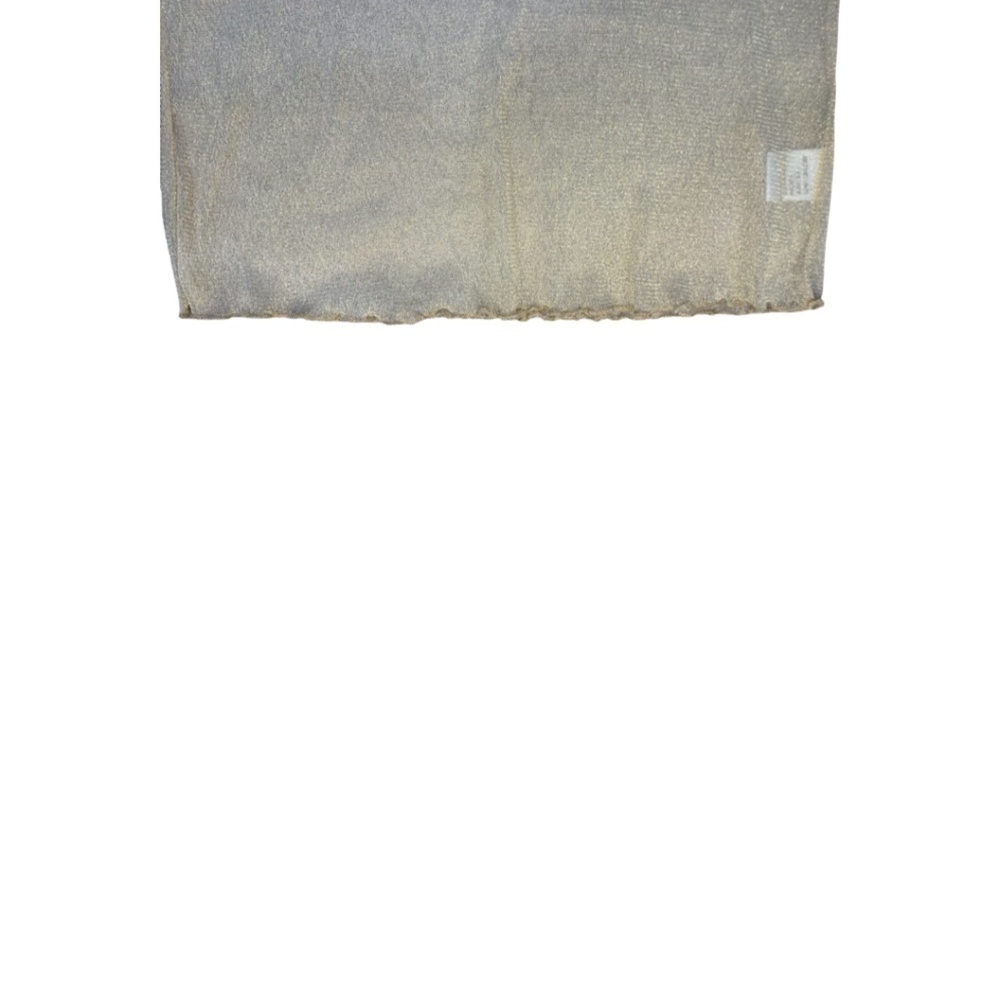 NWOT Princess Polly Sheer Long Sleeve Mock Neck Top | Gold | Size 0 - Picture 7 of 9